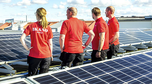 Ikano Bank finansierer grønne produkter som solcelleanlegg til bedrifter